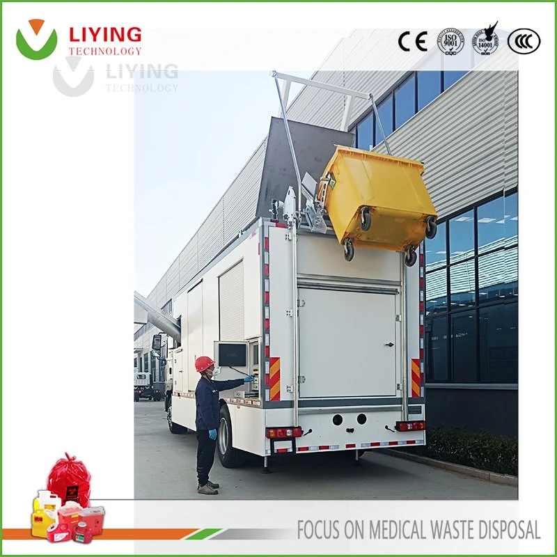 Medical Waste Microwave Disinfection Mobile Vehicle Treatment Equipment