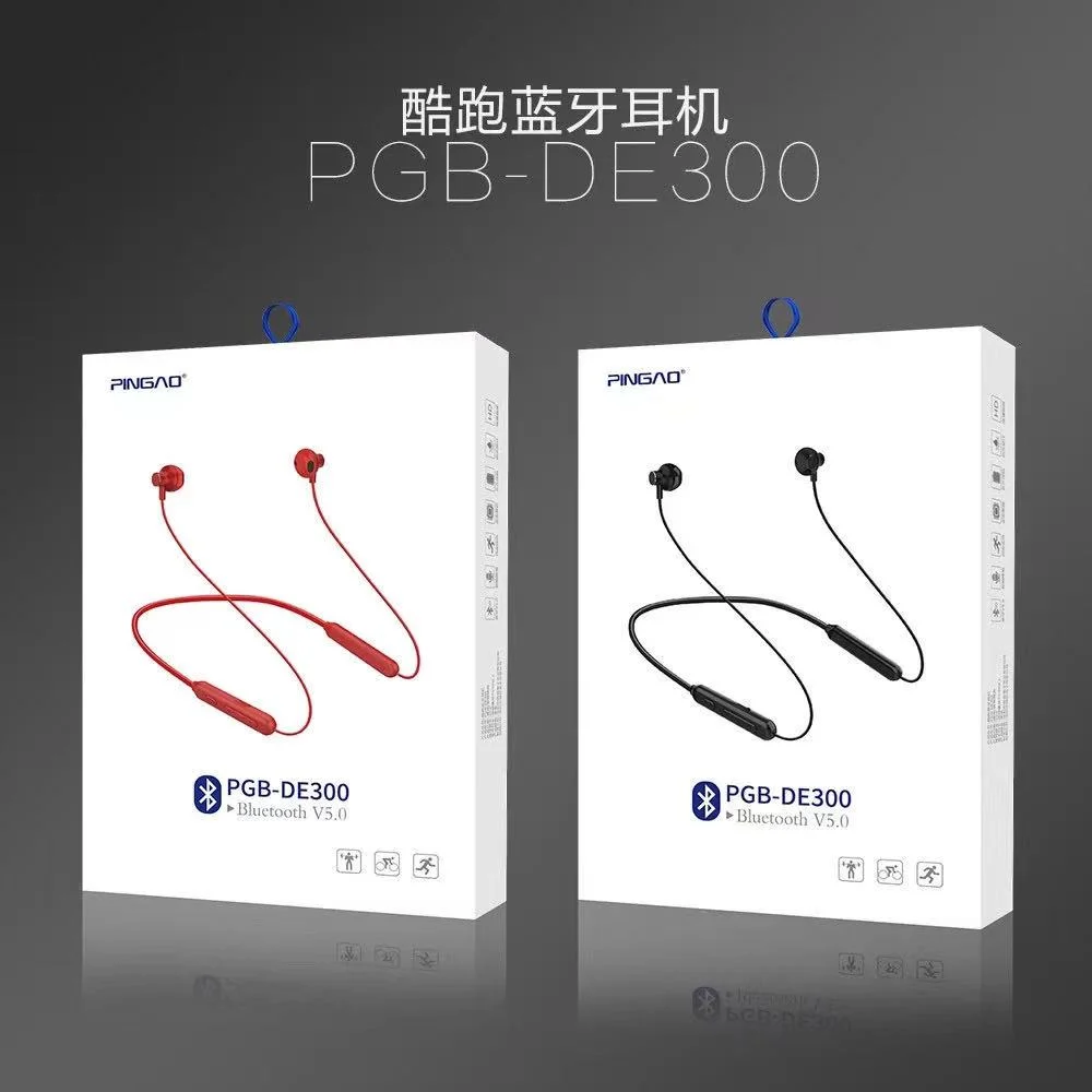 Pingao Original Wireless 5.0 Bluetooth Sports Headphones Earphones Earbuds Stereo Headset in Ear