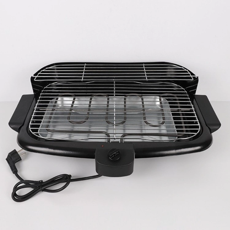 Household Smoke Free Electric Grill 2000W Smokeless Electric Grill Adjustable Temperature Control Electric Barbecue Grill