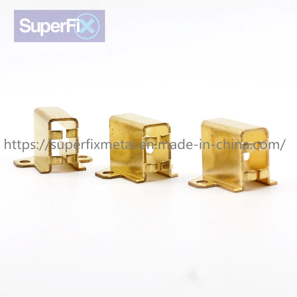 Factory Custom Multi-Function Brass Metal Extension Cord Socket Stamping Electrical Part