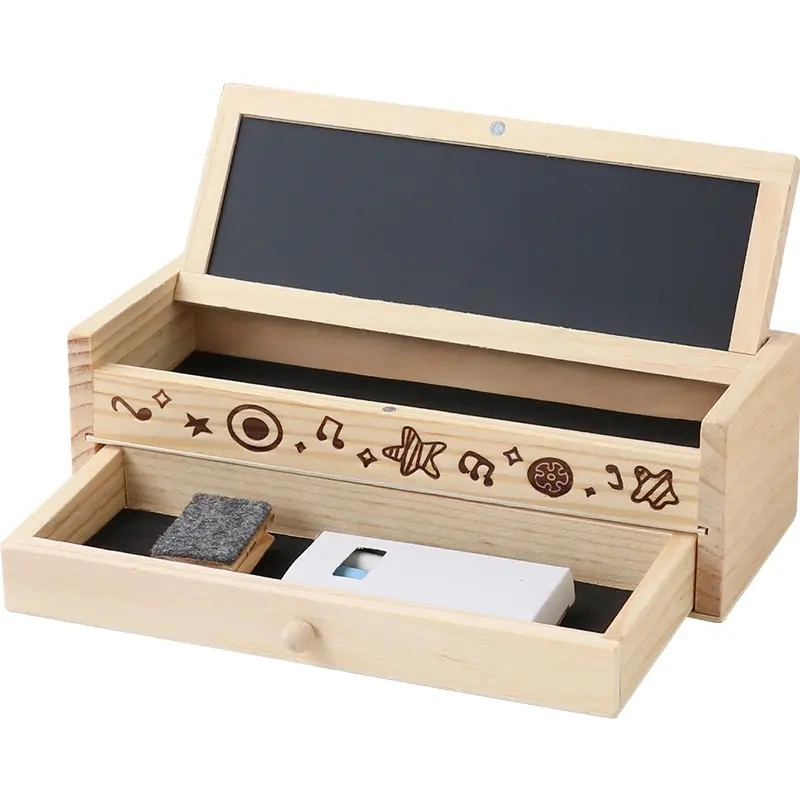 2023 Cool Cheap School Wooden Pencil Case