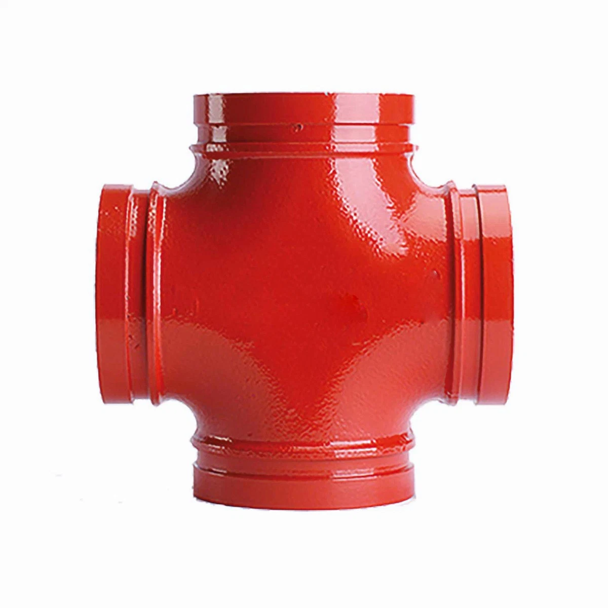 Ductile Iron FM/UL Pipe Fitting Grooved Joint Equal Cross for Fire Protection