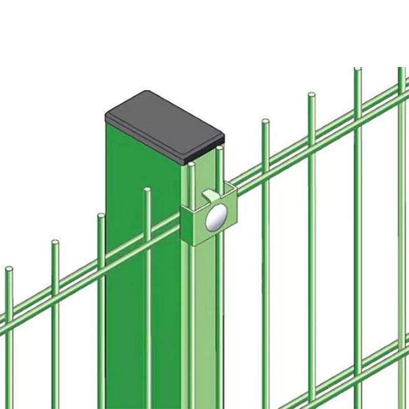 Malha de arame duplo 868 656 malha de solda dupla vedação metálica Painel PVC Segurança do perímetro vedação PVC revestido a PVC soldado duplo Fio fence