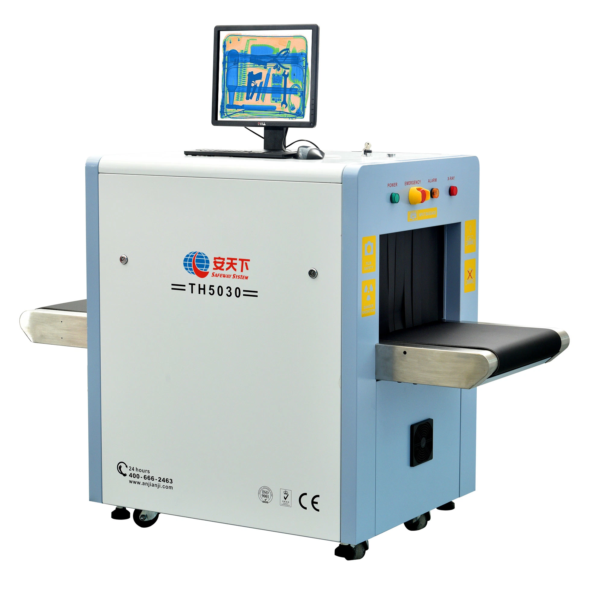 Security X-ray Imaging Equipment X-ray Conveyor Detector for Baggage and Parcel Inspection