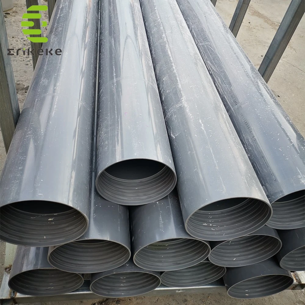 Factory Direct Sales Pn16 Diameter Full Sizes Plumbing Material 6inch PVC Well Pipes for PVC/UPVC Borehole Pipe