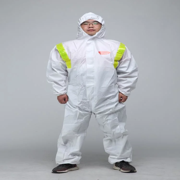 Chemical Coverall Disposable Microporous Nonwoven Protective Workwear