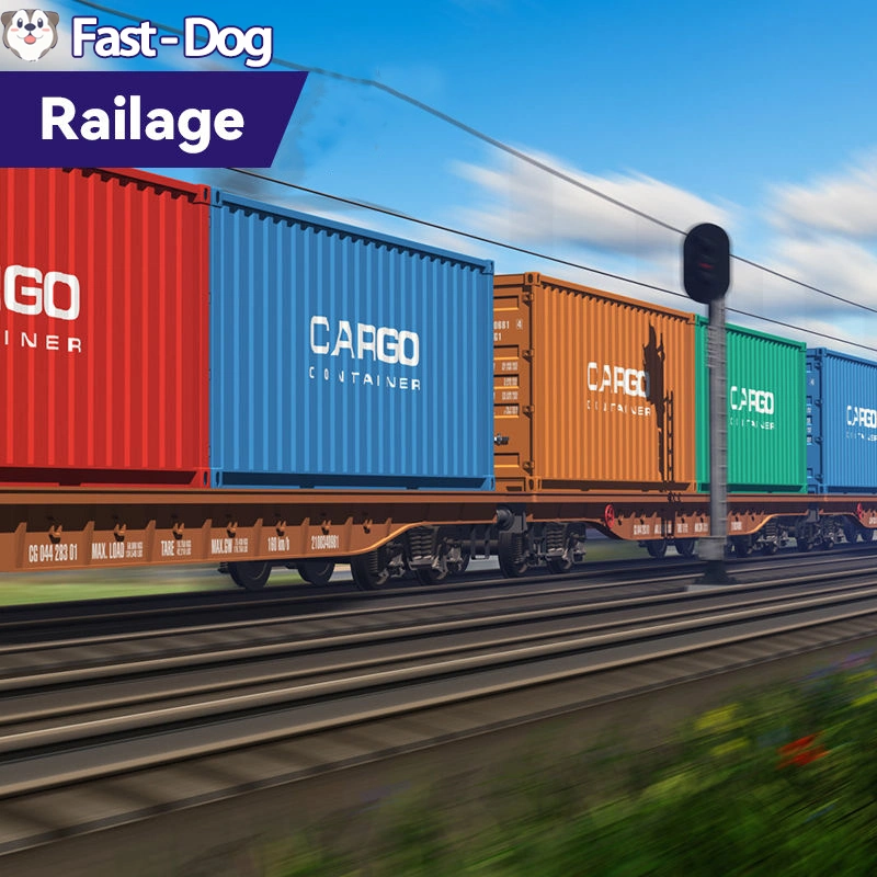 Cheap China Forwarding Agent Global Logistics Rail Transport Train Shipping to UK Europe Germany Italy Spain