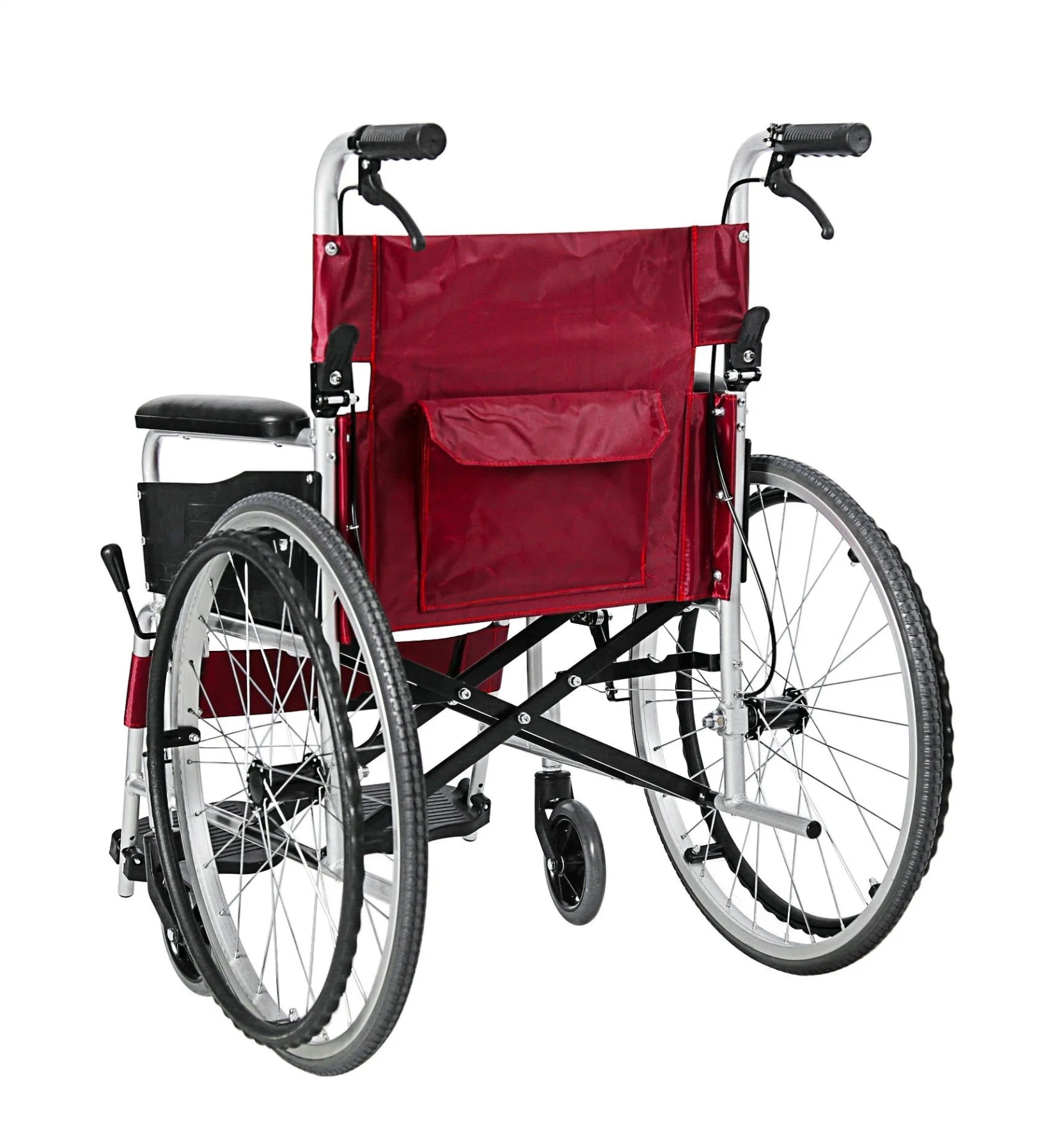 PRO Basic Wheelchair Lighweight Wheelchair Transport Chairs for Elderly