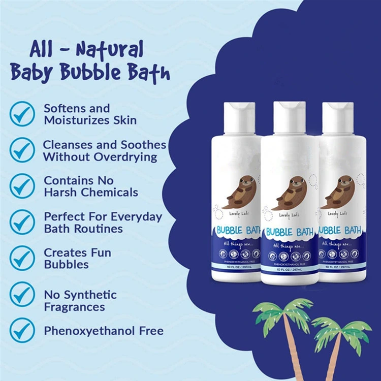 OEM ODM Natural Botanical Ingredients Cleanses & Moisturizes Baby Bubble Bath