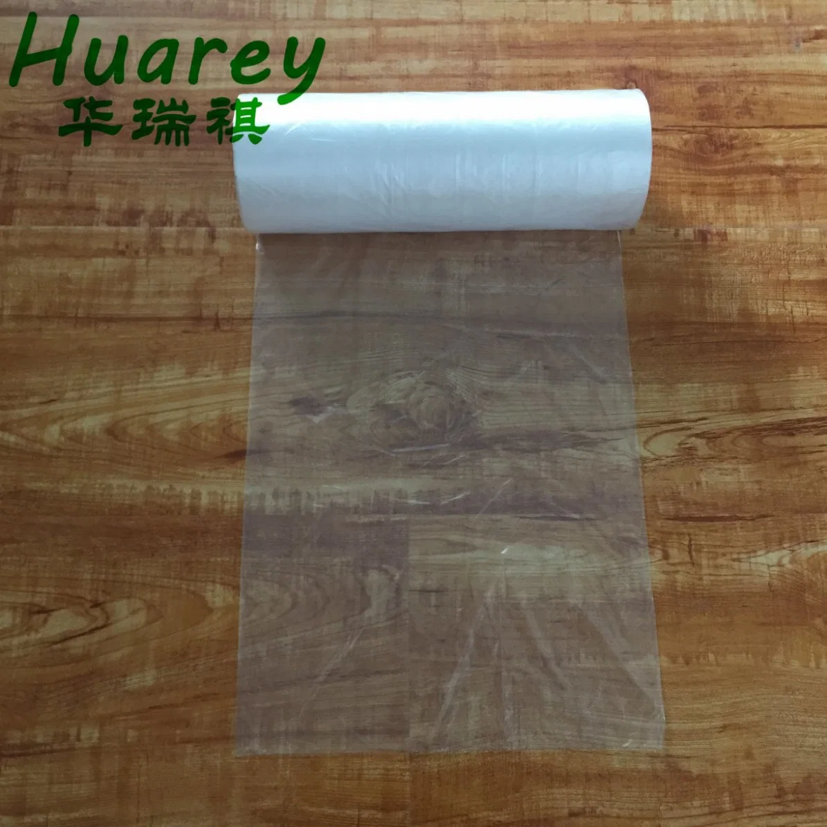 White HDPE LDPE Flat Roll Plastic Bag for Supermarket