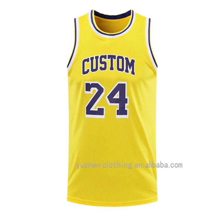 Neueste Basketball Jersey New Style Komfortable American Männer / Jugend Basket Ball Trikot