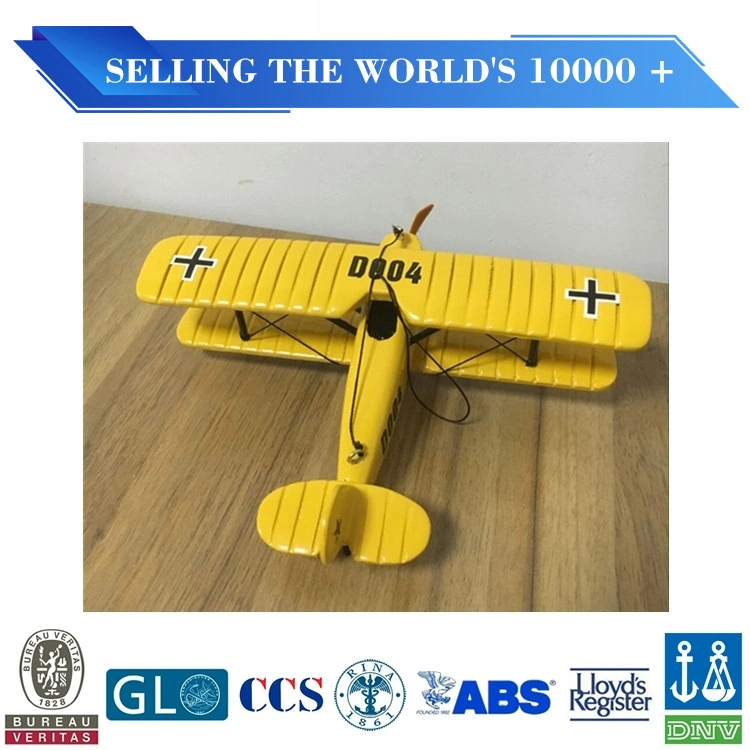 Art Collection Use Home Decorations Carving Vintage Arts Wooden Plane Model