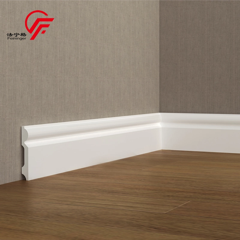 PS Polystyrene Skirting Molding Quick Easy Install White Wall Protectors Decorative Moulding