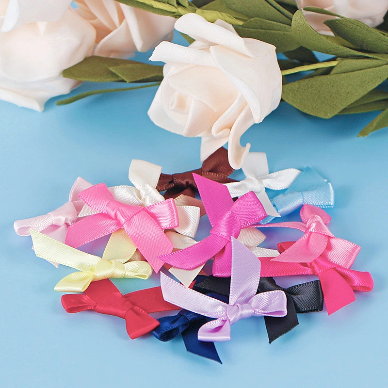 Custom/OEM Handmade Gift Bow Polyester Satin Ribbon Bow Hair Bow Grosgrain Ribbon Hair Bow Accessories Hair Bow