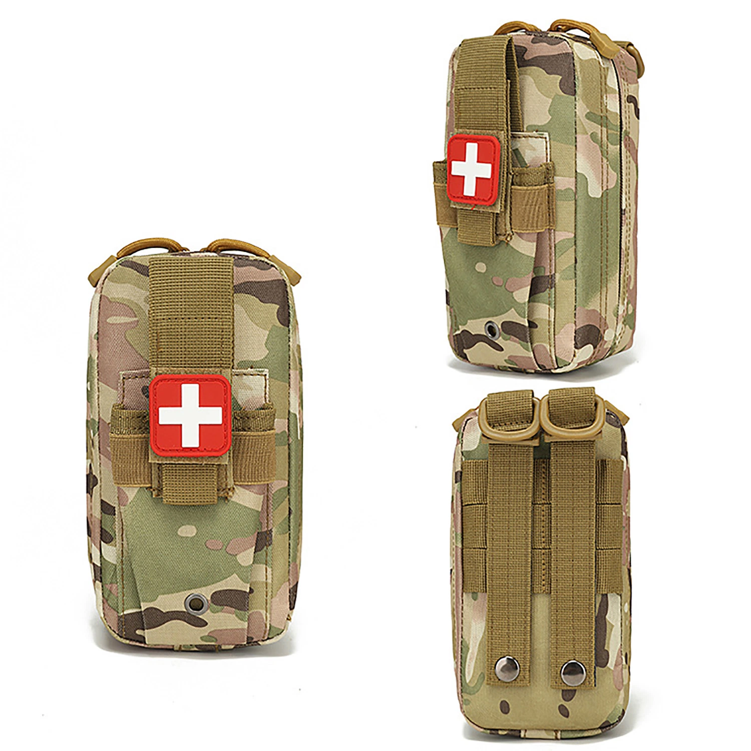 Bolsa médica Kit de primeros auxilios Bolsa de uso práctico Molle táctico duradero Estafa Ci24145