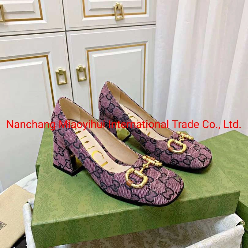 Señoras Dama Réplica de AAA Mujeres PU / cuero auténtico Hotsale Bolsa cuchara zapatilla zapatos