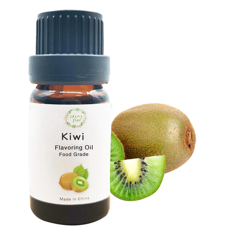 Aceite de sabor artificial de kiwi para bálsamo labial. Saborizante líquido concentrado comestible de grado alimenticio.