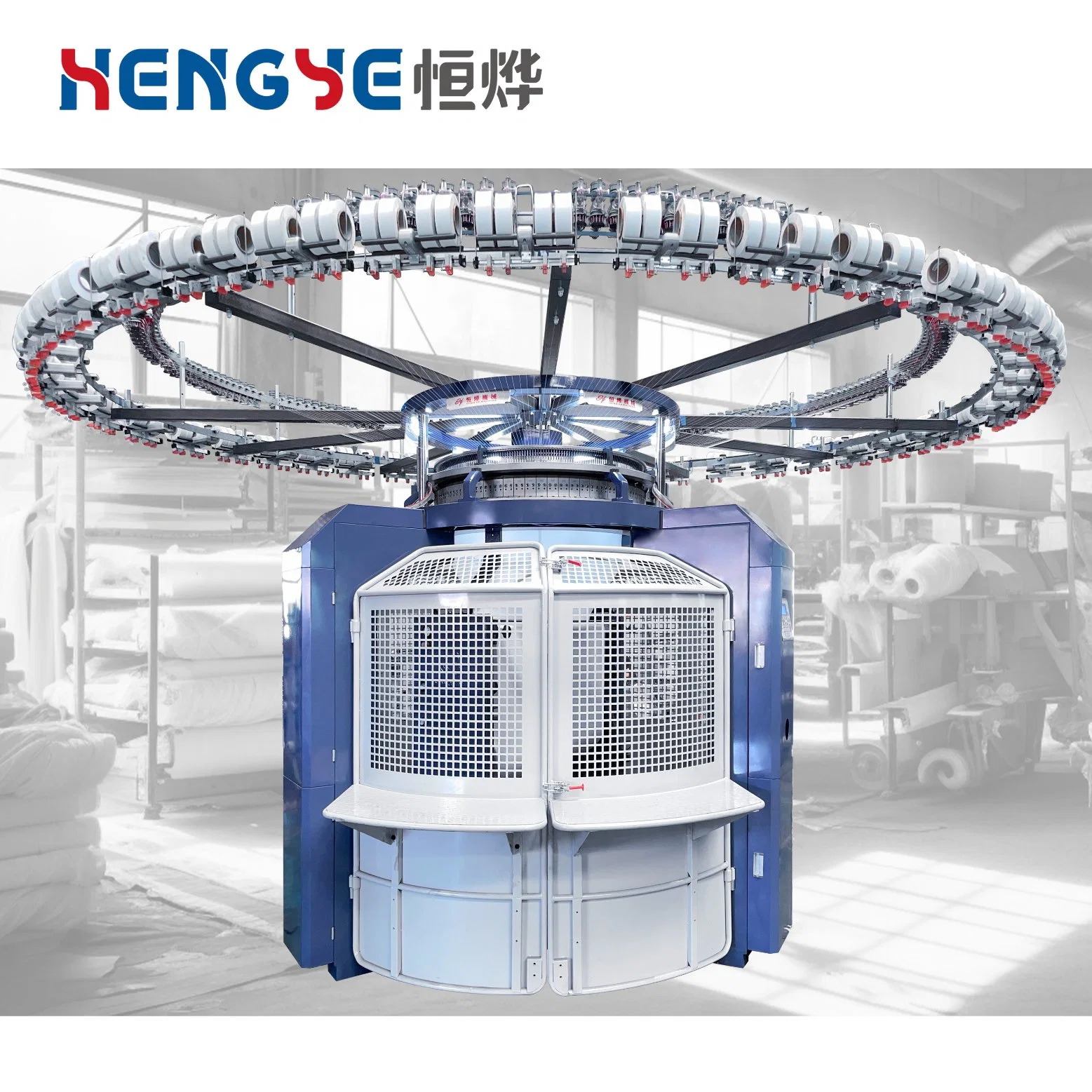 Hengye Open Width High Leg Single Jersey Textile Circular Knitting Machine