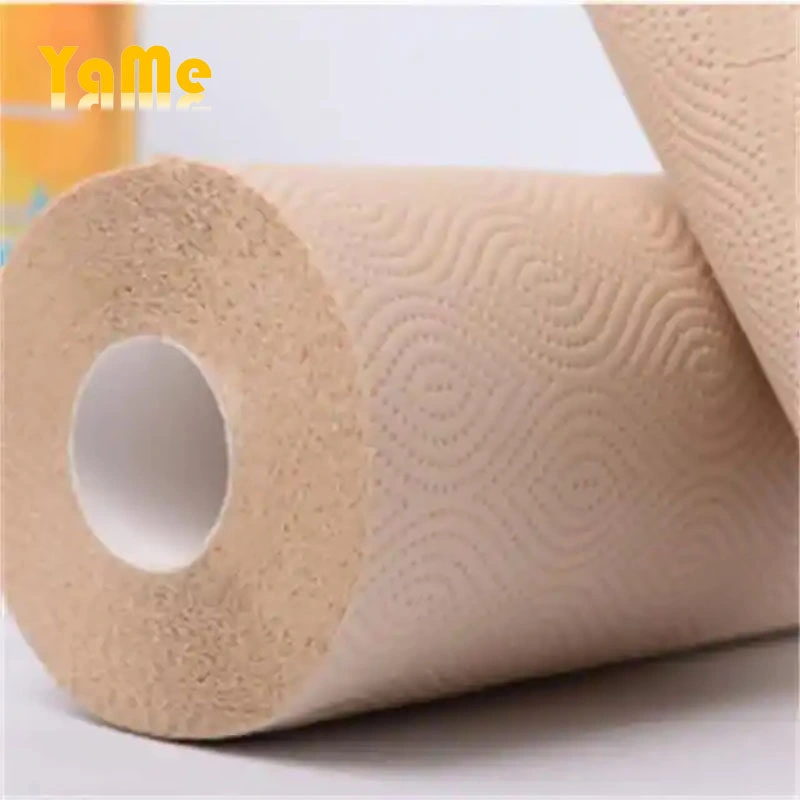 OEM/ODM Bathroom Toilet Kitchen Bamboo Tissue Paper Printed Kitchen Towel Paper