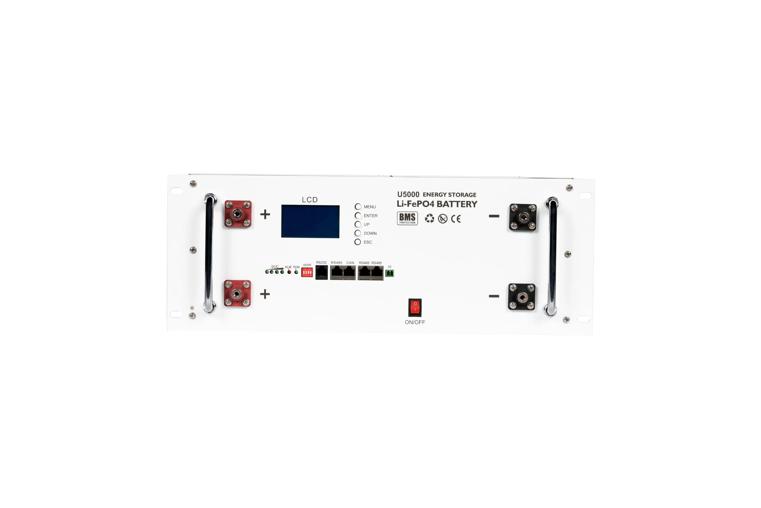 5kwh 10kwh 51.2V 100ah 200ah Rack-Mount Type Lithium Ion LiFePO4 LFP Battery Replace