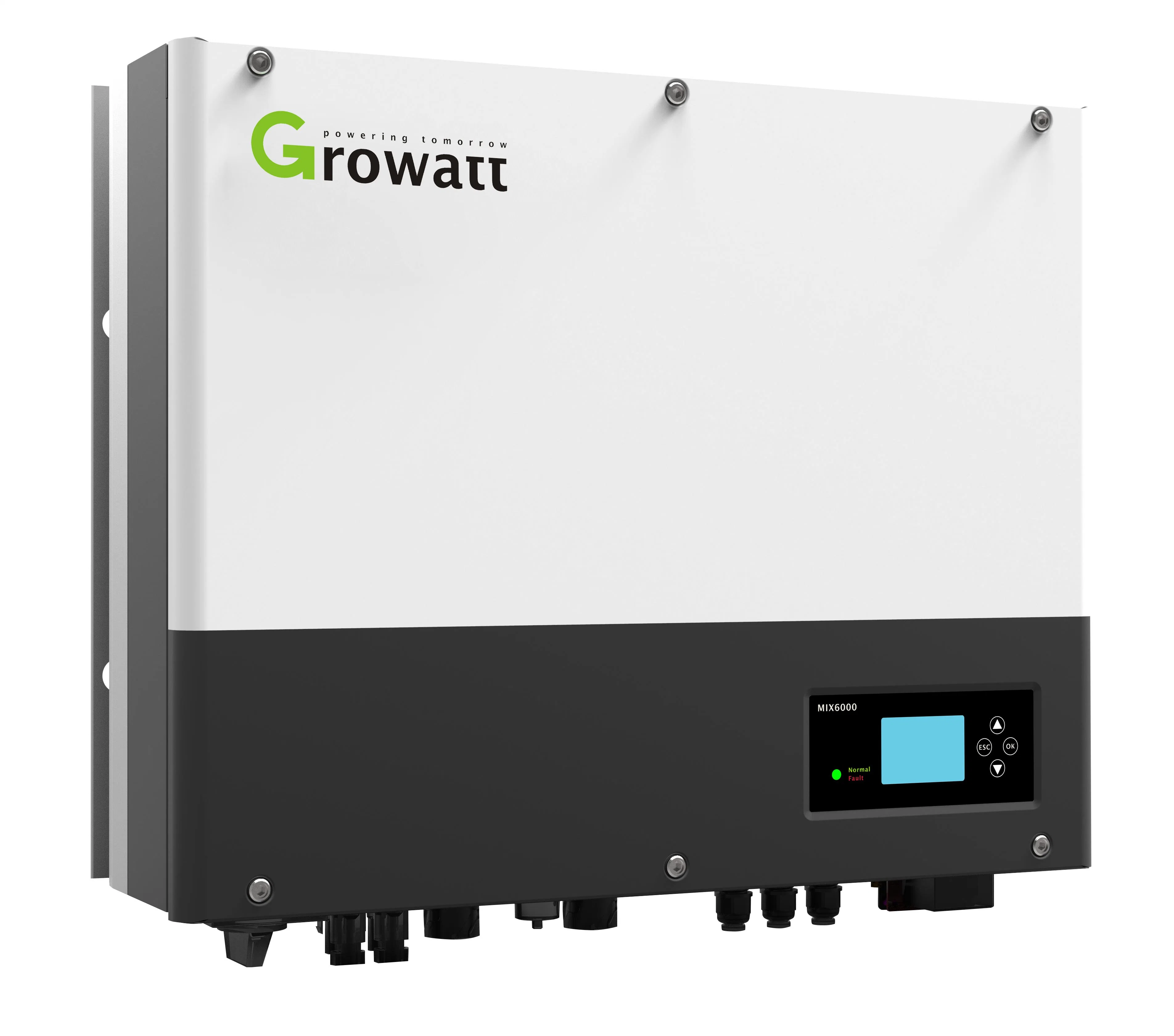 Growatt Sph 3000-6000 Professional off Grid Offgrid 6kw Charge Hybrid Solar Inverter MPPT Controller 3600W 4000W 4600W 5000W