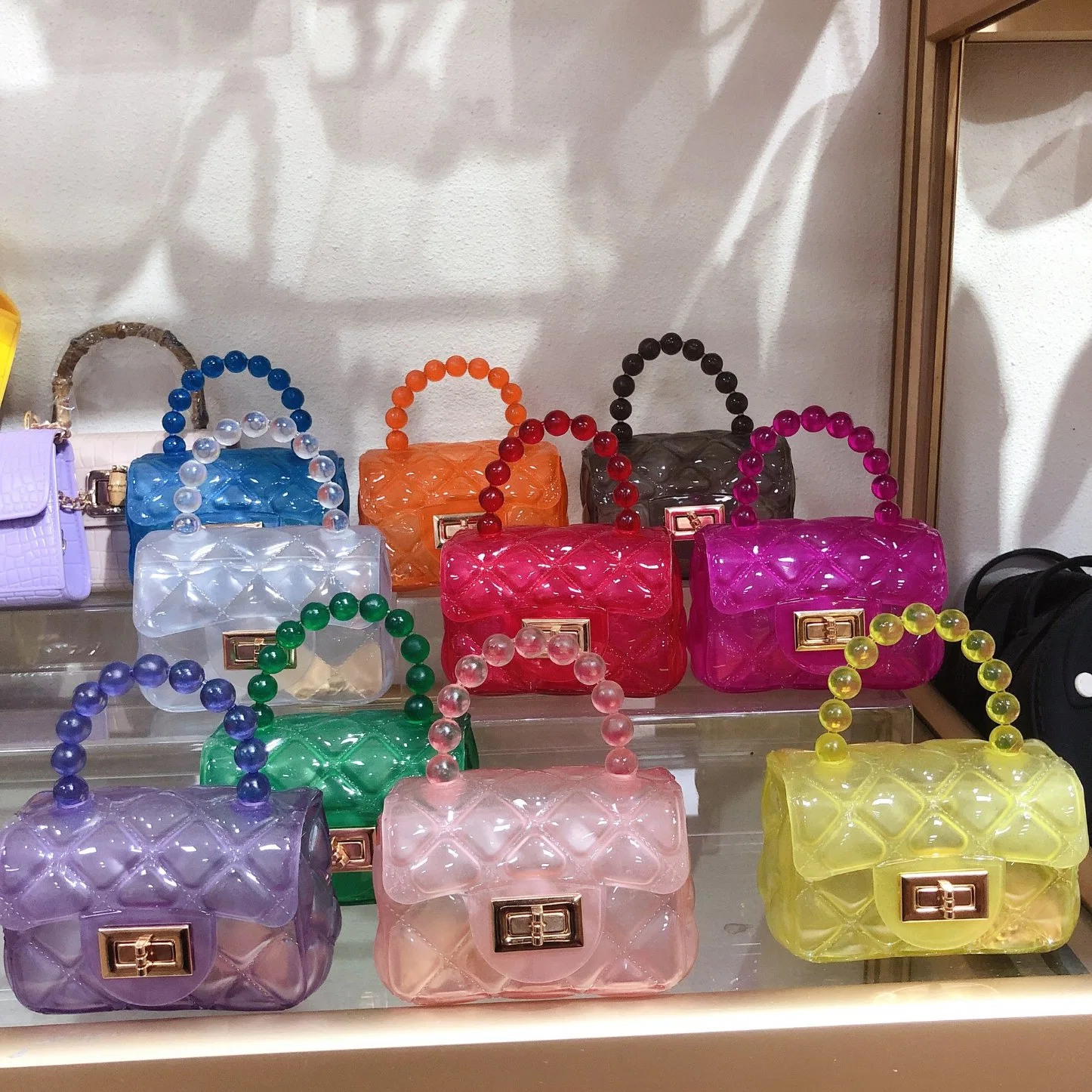 Transparent Jelly Bag Women's Bag Wholesale PVC New Jelly Bag Woman