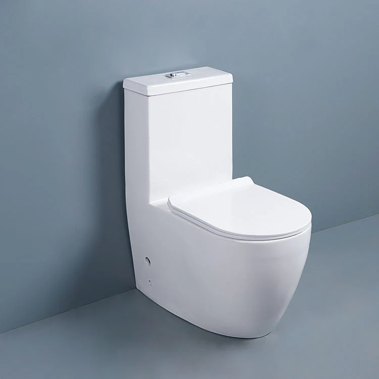 Customized Hotel Sanitary Ware Bathroom One Piece Ceramic Toilets Modern Washdown Flushing Wc Toilet Set