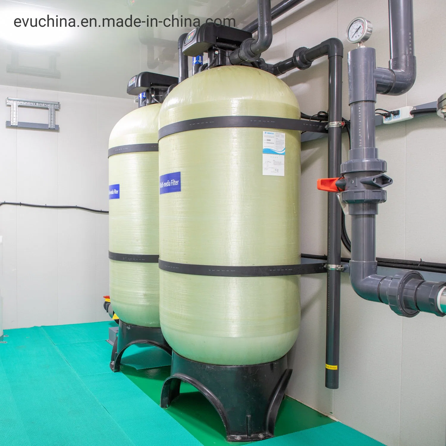 Containerized Brackish Water Reverse Osmosis Desalination System Sewage Treatment Equipment