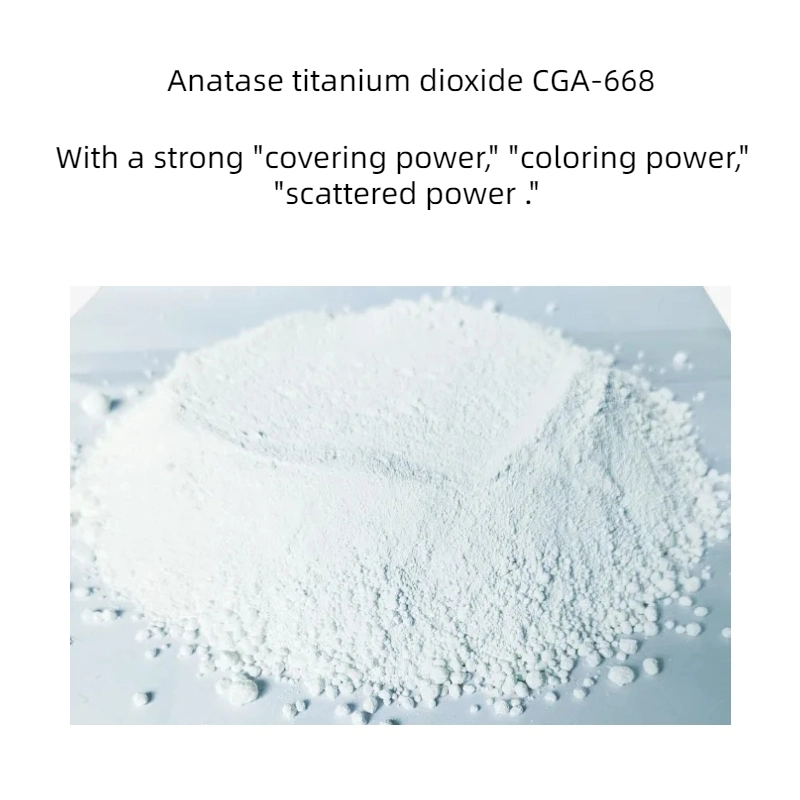 Durability and Whitening of Cga-668 Reinforced by Anatase Titanium Dioxide