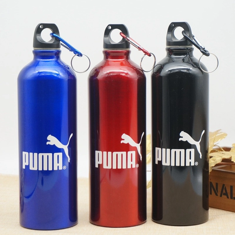 Werbung Geschenk Druck Logo Einschichtige Aluminium Flasche Outdoor Reiten Aluminium Becher