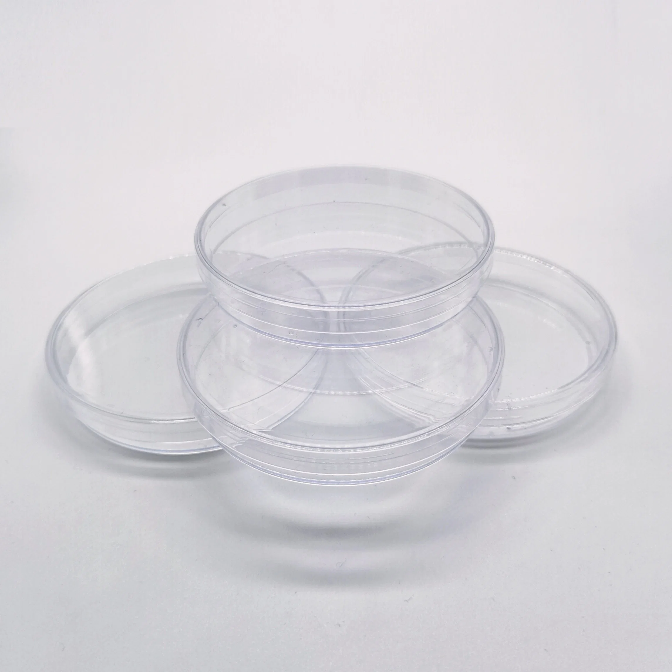 60mm-90mm Sterile Borosilicate Polypropylene Plastic Glass Disposable Petri Dishes