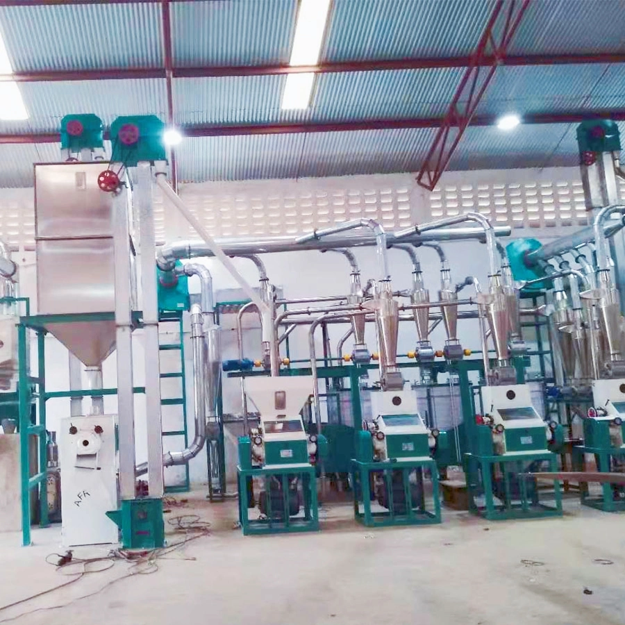 Hongdefa Precooked Corn Maize Flour Mill Machine for South America