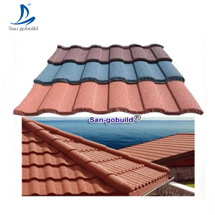 Lebanon Best Aluminium Zinc Roofing Sheet Durable Stone Coated Metal Roofing Tile