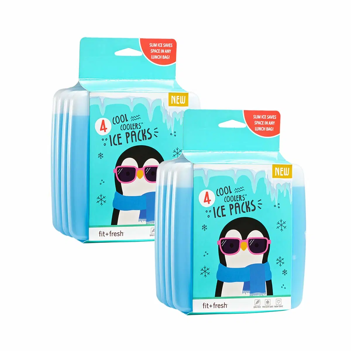 Refrigeradores fríos por Fit Paquetes de hielo fresco Slim Reusable largo Bolsa de refrigeración duradera