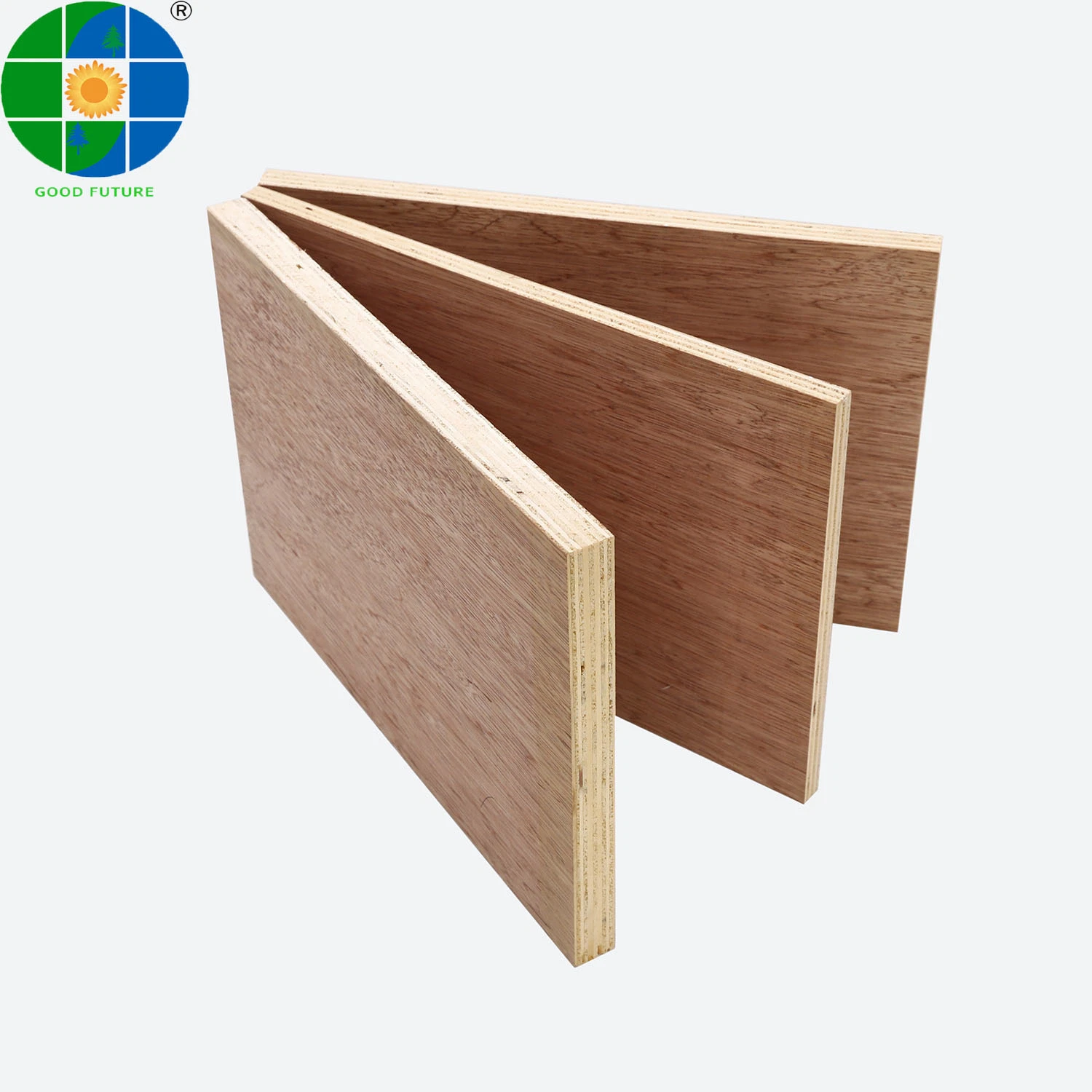 One Time Pressing Okoume Veneer Plywood for Commercial