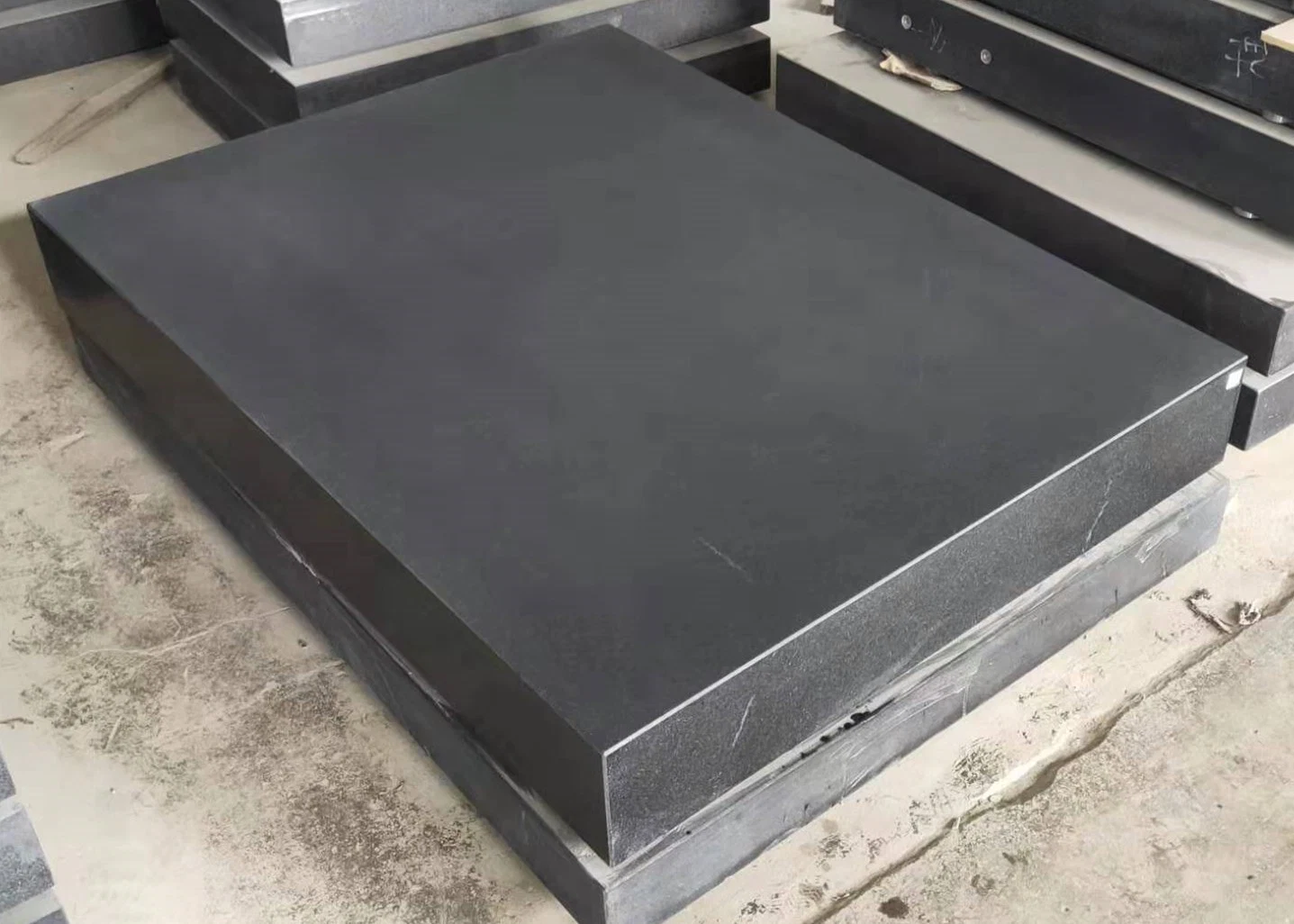 Black Precision Granite Surface Plate Laboratory Measuring Tool