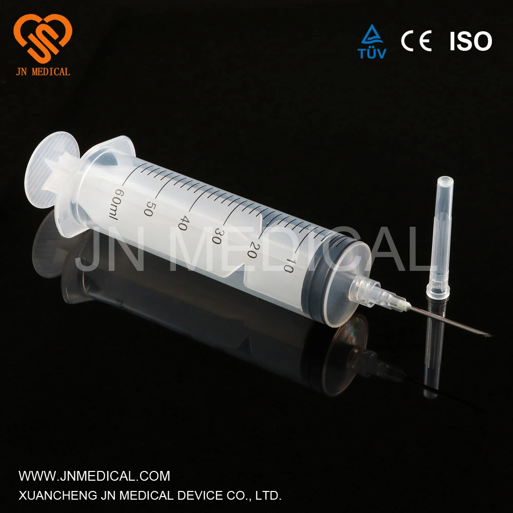 CE&ISO&SGS Approved Injection Plastic Medical Syringe with Needls for Single Use