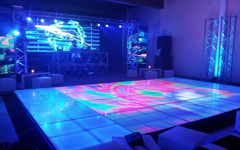 Indoor Outdoor Night Bar Dance Floor Interactive LED Display for Stage Event