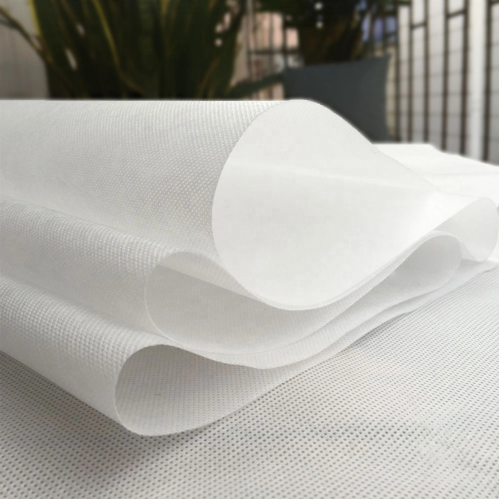 Biodegradable 100%PP Non Woven Spunbond Nonwoven Fabric Supplier Raw Materials for Packaging Bags