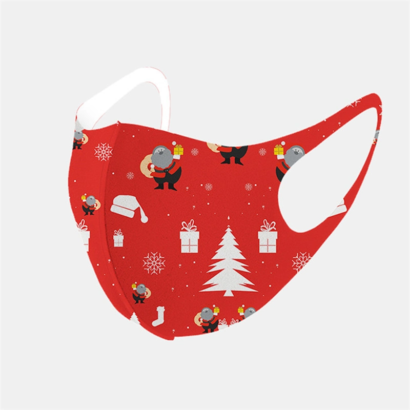 Reusable 100% Cotton Christmas Face Mask