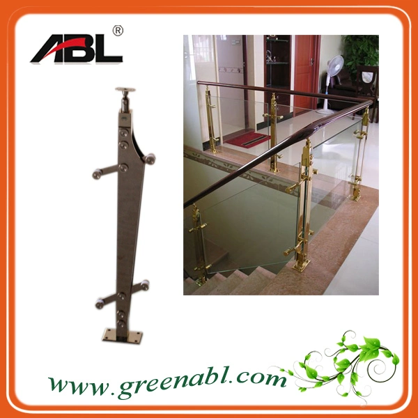 Stainless Steel Glass Fitting Handrail Railing / Staircase / Fence Post