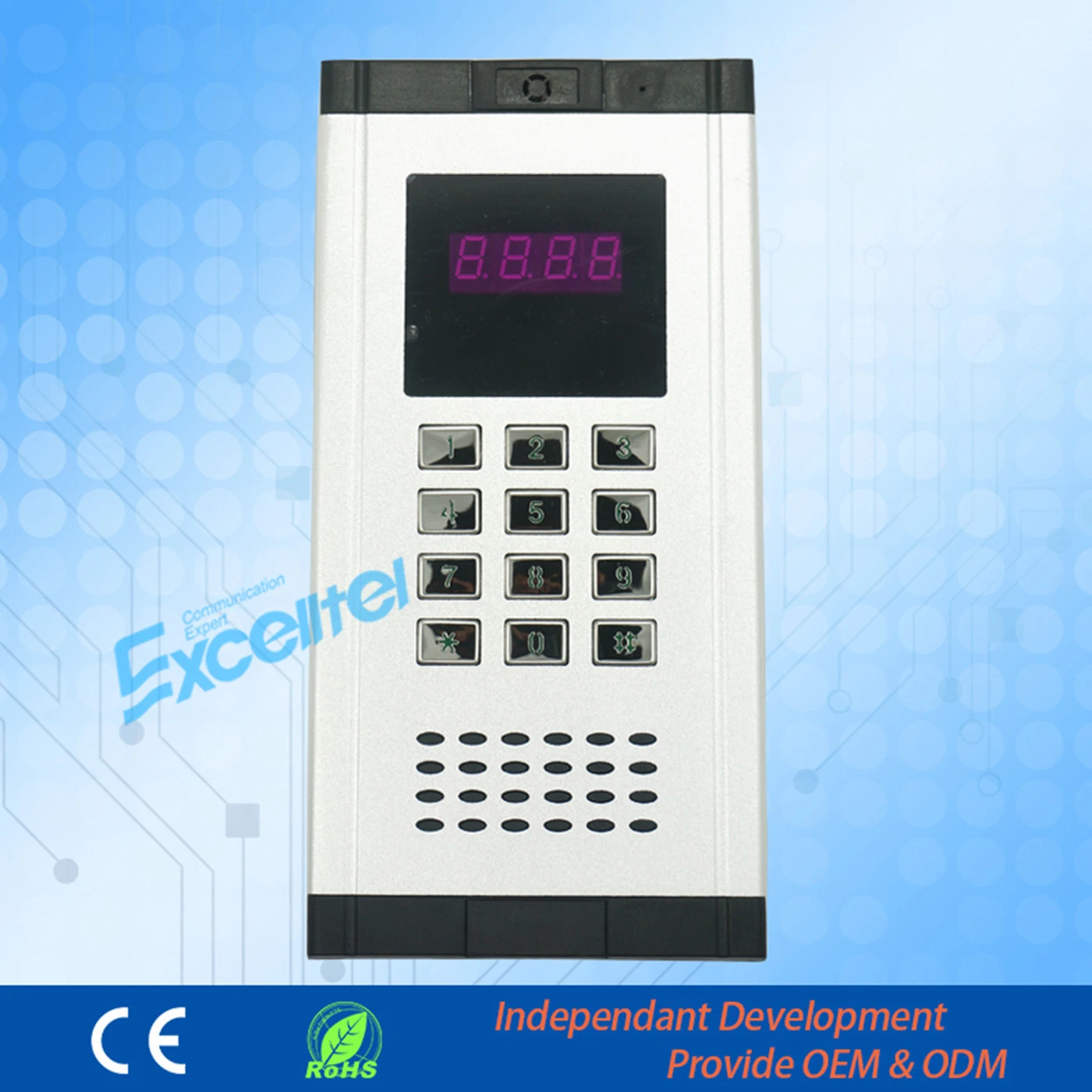 Security Control Doorbell Intercom System Doorphone for Excelltel PBX