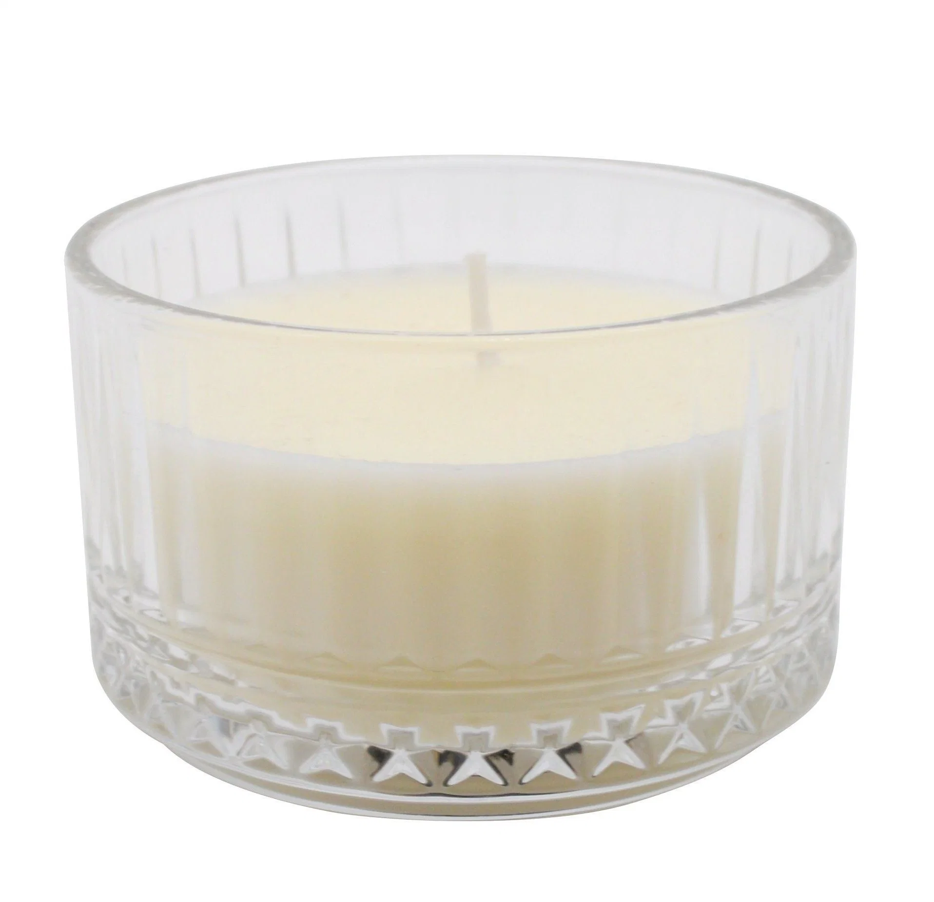 Transparent Glass Luxury Christmas Scented Candles Aromatherapy Aroma Diffuser Soy Wax Candles