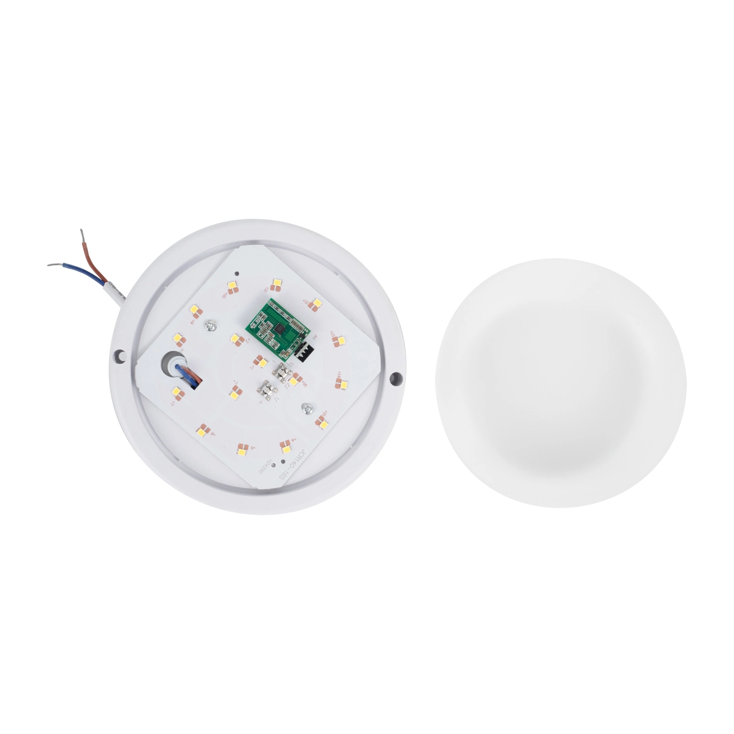 LED impermeável a lâmpada do sensor de microondas IP 8W54 na luz de tecto redondo iluminação interior