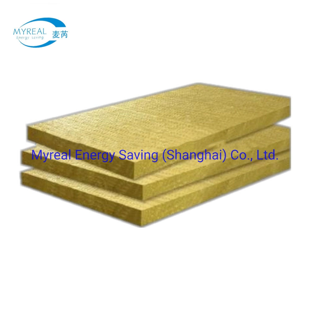 50mm Thick Rock Wool Board Construction Building Materials for Wall Insulation