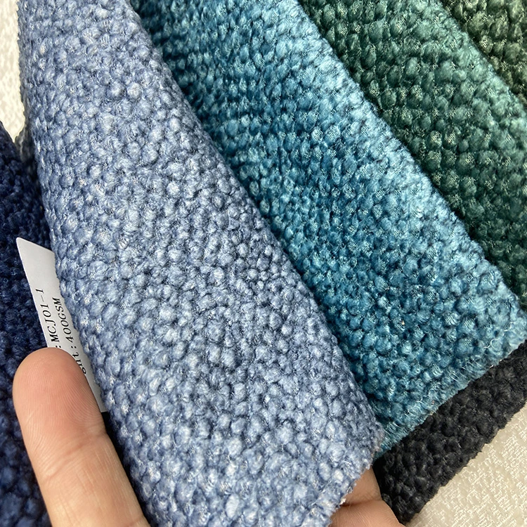 Boucle Velvet Decorative Home Textile Sofa Fabric Lamb Wool Like Easy Clean for Household Upholstery Furniture Sofas Chair