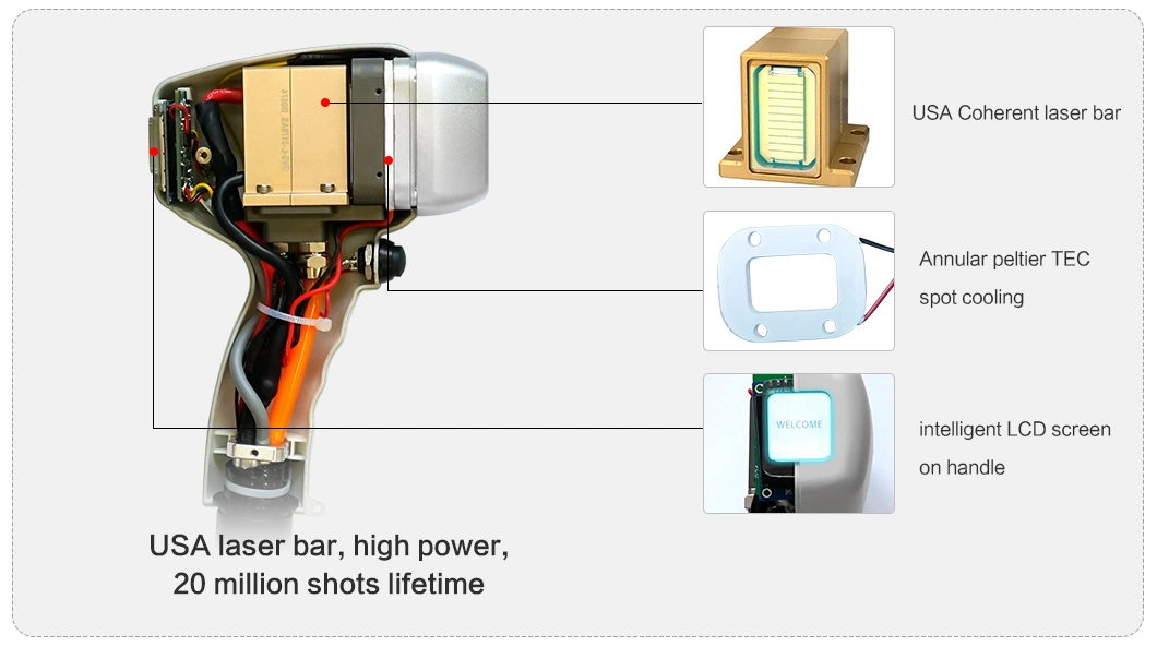 Guaranteed Quality Professional Portable Diode Laser Hair Removal