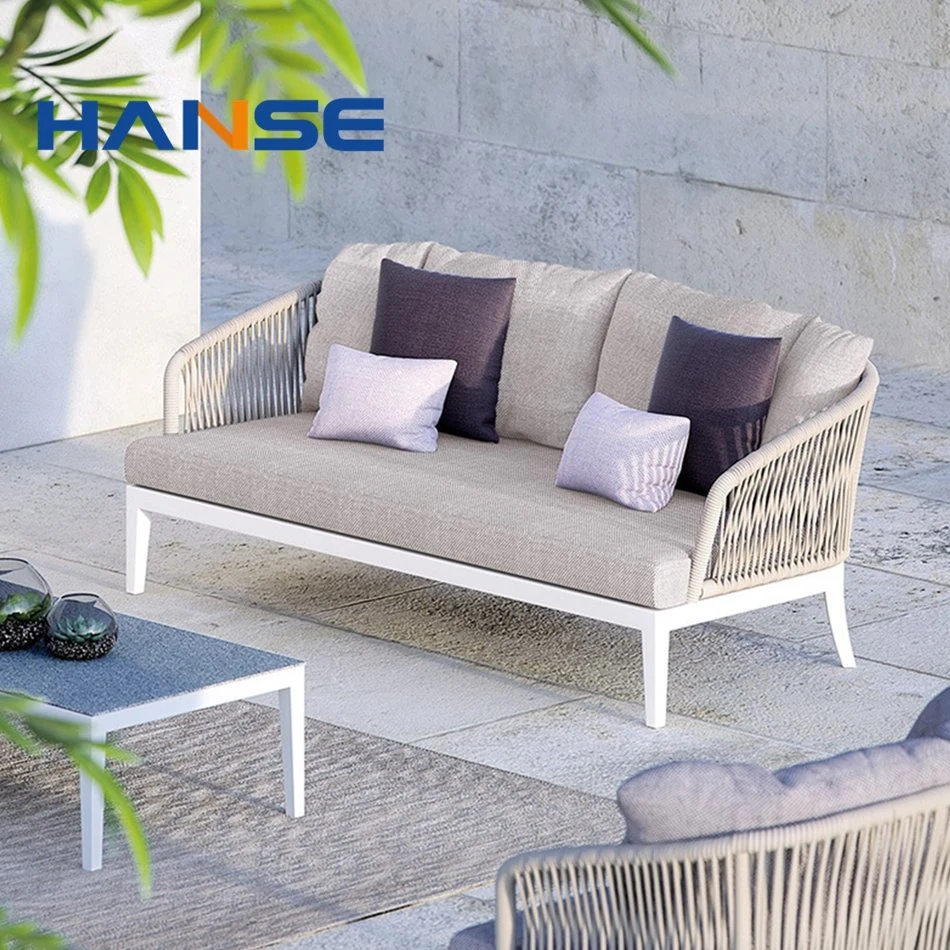 Waterproof Material Garden Luxurious Furniture Solid Wooden Outdoor Sofa Set Teak Sectional