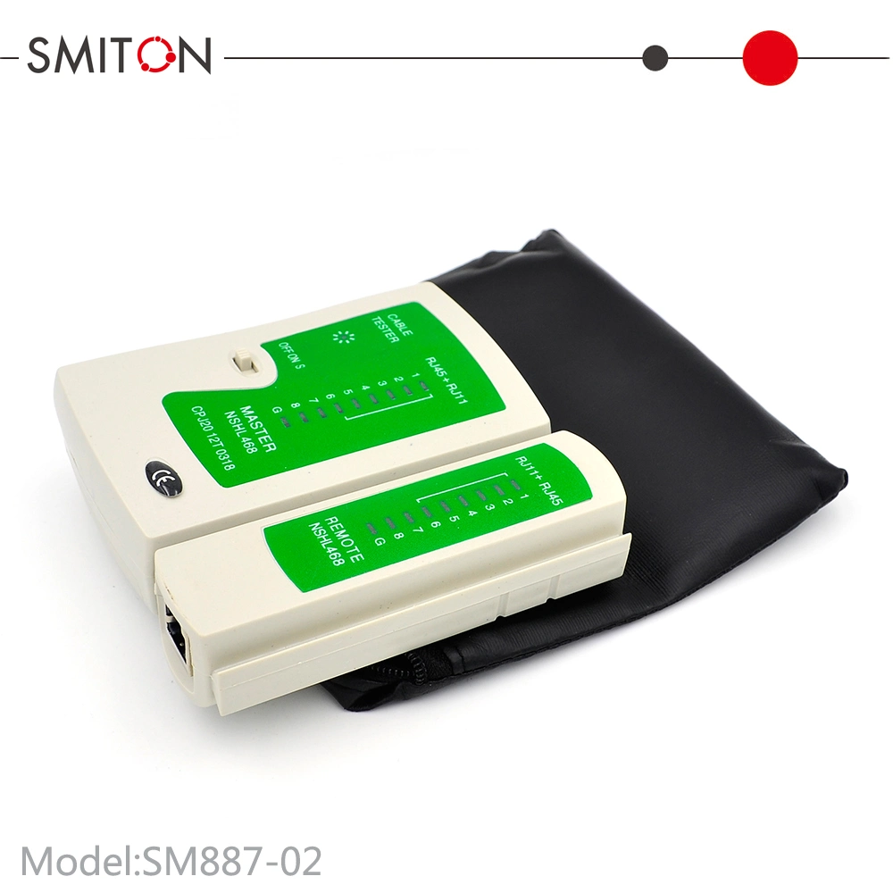 LAN rede testador de cabo RJ11 RJ12 RJ45 Cat5 Cat 6 UTP Ethernet de rede testador de cabo de diagnóstico