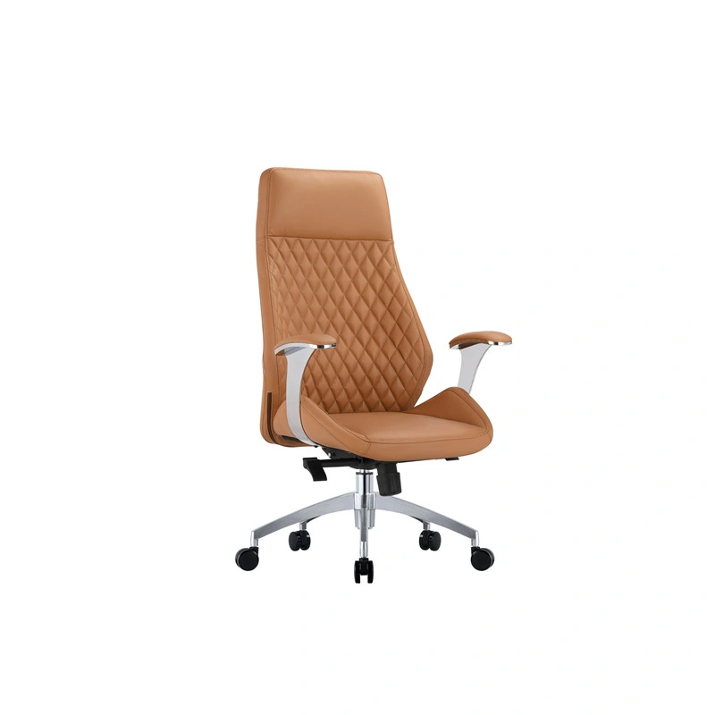 High Back Adjustable Manager Ergonomic Half Leather Swivel Home Presidente de la Oficina Ejecutiva